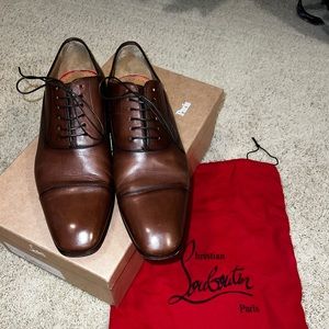 Re-listed: Only wore twice. So minimal wear. Creased from walking. Few scuffs.